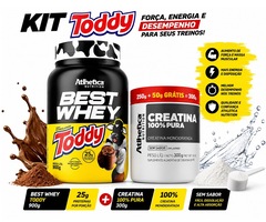Kit Performance - Best Whey Protein Toddy + Creatina 100% Pura - Atlhetica Nutrition - Foto 2