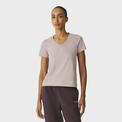 Camiseta Fila Regular Basic V Classic Feminina - Foto 1