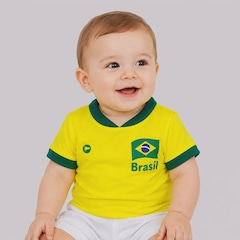 Camisa Brasil Baby Infantil - Foto 1