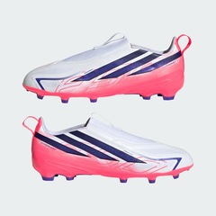 Chuteira de Campo Infantil adidas Sem Cadarço F50 Hyperfast League - Foto 8