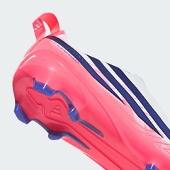 Chuteira de Campo Infantil adidas Sem Cadarço F50 Hyperfast League - Foto 9