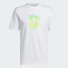 Camiseta adidas Lifestyle Summerpalms Masculina - Foto 2
