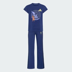 Conjunto Camiseta adidas + Calça Legging Disney Infantil - Foto 2