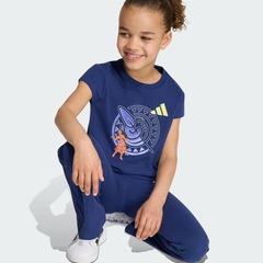 Conjunto Camiseta adidas + Calça Legging Disney Infantil - Foto 5