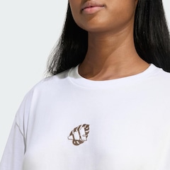 Camiseta Oversized Estampa Animal adidas Feminina - Foto 6