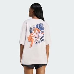 Camiseta Oversized Estampa Animal adidas Feminina - Foto 3