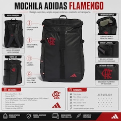 Mochila Adidas CRF Flamengo - Foto 3
