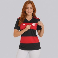 Camisa do Flamengo I 26/27 Fanshirt Adidas Feminina - Foto 2