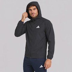 Jaqueta Adidas Corta-Vento Run Essentials Masculina - Foto 3