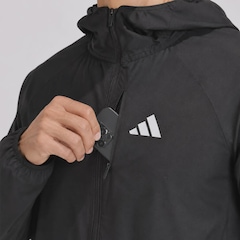 Jaqueta Adidas Corta-Vento Run Essentials Masculina - Foto 5
