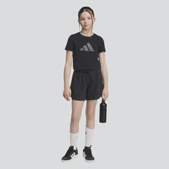 Camiseta Adidas Logo Leopardo Infantil - Foto 3