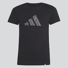 Camiseta Adidas Logo Leopardo Infantil - Foto 6