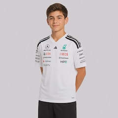 Camiseta Adidas Mercedes AMG Petronas Estampada Infantil - Foto 2