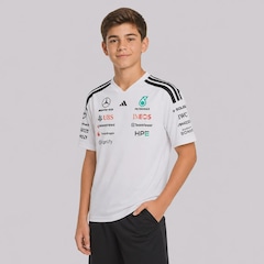 Camiseta Adidas Mercedes AMG Petronas Estampada Infantil - Foto 3