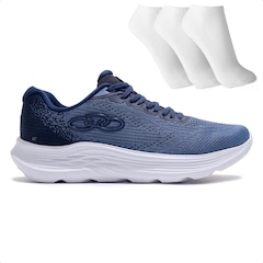 Tênis Masculino Olympikus Index 4 + 3 Pares de Meias - Foto 1