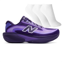 Tênis Feminino New Balance Ellipse + 3 Pares de Meias - Foto 1