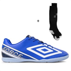 Chuteira de Futsal Umbro Force Masculina + Meião Team - Foto 1