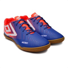 Chuteira de Futsal Adulto Umbro Action + Meião Team - Foto 4