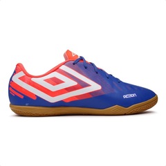 Chuteira de Futsal Adulto Umbro Action + Meião Team - Foto 8
