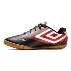 Chuteira de Futsal Adulto Umbro Action + Meião Team - Foto 2