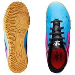 Chuteira de Futsal Adulto Umbro Action + Meião Team - Foto 6