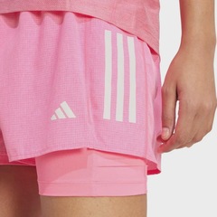 Shorts adidas The Run Climacool 2 In 1 Feminino - Foto 4