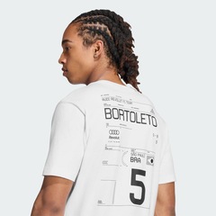 Camiseta adidas Audi F1 Team Gabriel Bortoleto III Masculina - Foto 6
