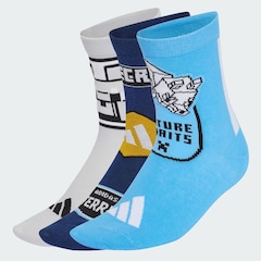 Kit Meias adidas x Minecraft com 3 Pares Infantil - Foto 3