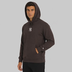 Blusão de Moletom New Era New York Yankees MLB Canguru com Capuz Masculino - Foto 3