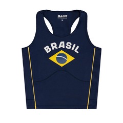 Blusa Cropped All Out Top 7 Bolsos Marathon Brasil Masculina - Foto 1