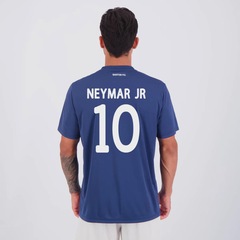 Camisa do Santos Fulgor 10 Neymar Jr. Masculina - Foto 1
