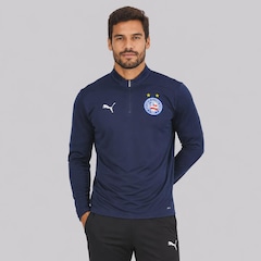 Blusão Puma Bahia Treino 1/4 Zip Top Masculino - Foto 1