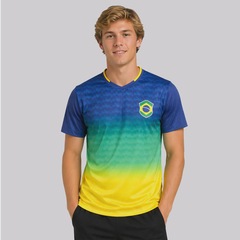 Camisa Brasil Logo Samba 19 Endrick Masculina - Foto 2