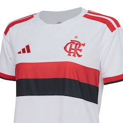 Camiseta adidas Flamengo II 2026 Feminina - Foto 3