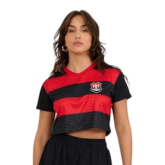 Cropped Braziline Flamengo Movimentar Feminino - Foto 1
