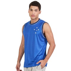 Camiseta Regata Braziline Cruzeiro Presença Masculina - Foto 1