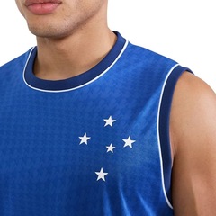 Camiseta Regata Braziline Cruzeiro Presença Masculina - Foto 3