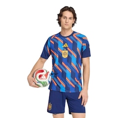 Camisa Espanha I 2026 Pré Jogo adidas Masculina - Foto 1