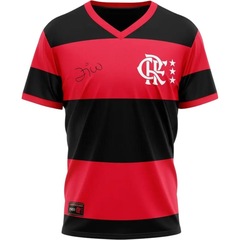 Camisa do Flamengo Retrô Libertadores 1981 Zico Braziline Masculina - Foto 1