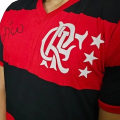 Camisa do Flamengo Retrô Libertadores 1981 Zico Braziline Masculina - Foto 4