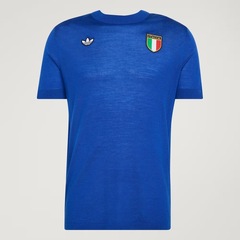 Camisa da Itália I 1970 adidas - Masculina - Foto 1