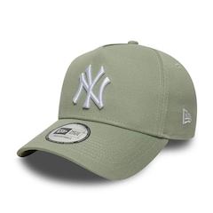 Boné Unissex New Era 9Forty A-Frame New York Yankees League - Aba Curva - Foto 1