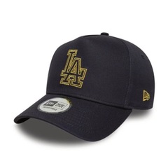 Boné Unissex New Era 9Forty AFrame Los Angeles Dodgers Metallic - Aba Curva - Foto 3