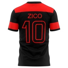 Camisa do Flamengo Zico Retrô Braziline Masculina - Foto 2