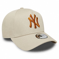 Boné Unissex New Era 9Forty A-Frame New York Yankees League MLB - Aba Curva - Foto 3