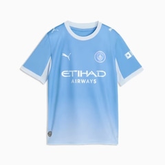 Camisa do Manchester City I 26/27 Puma Infantil - Foto 1
