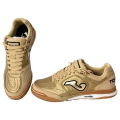 Chuteira Futsal Adulto Joma Top Flex Rebound Gold - Foto 3