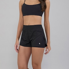 Shorts Alto Giro Sobreposto Eterno PR26 Feminino - Foto 1