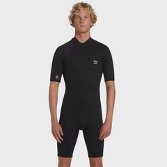 Wetsuit Billabong 202 Foil Bz Ss Spring Black - Masculino - Foto 1