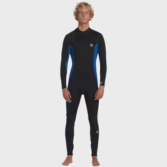 Wetsuit Billabong 302 Foil Bz Gbs Fullsuit Mid Blue - Masculino - Foto 1
